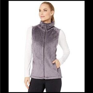 Women's Purple Cozy Northface Fleece Vest